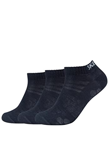 Skechers 3 Paar Unisex Sneaker Socken SK43022, Farbe:Navy, Socken & Strümpfe:43-46 im Sale